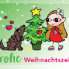 BaBlümchen® Postkarte - Frohe Weihnachten Weihnachtsbaum