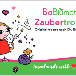 Zaubertropfen Etikett BaBlümchen für Mädchen