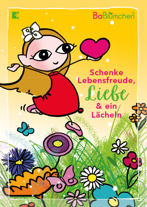 BaBlümchen® Postkarte - Schenke Lebensfreude, Liebe & ein Lächeln