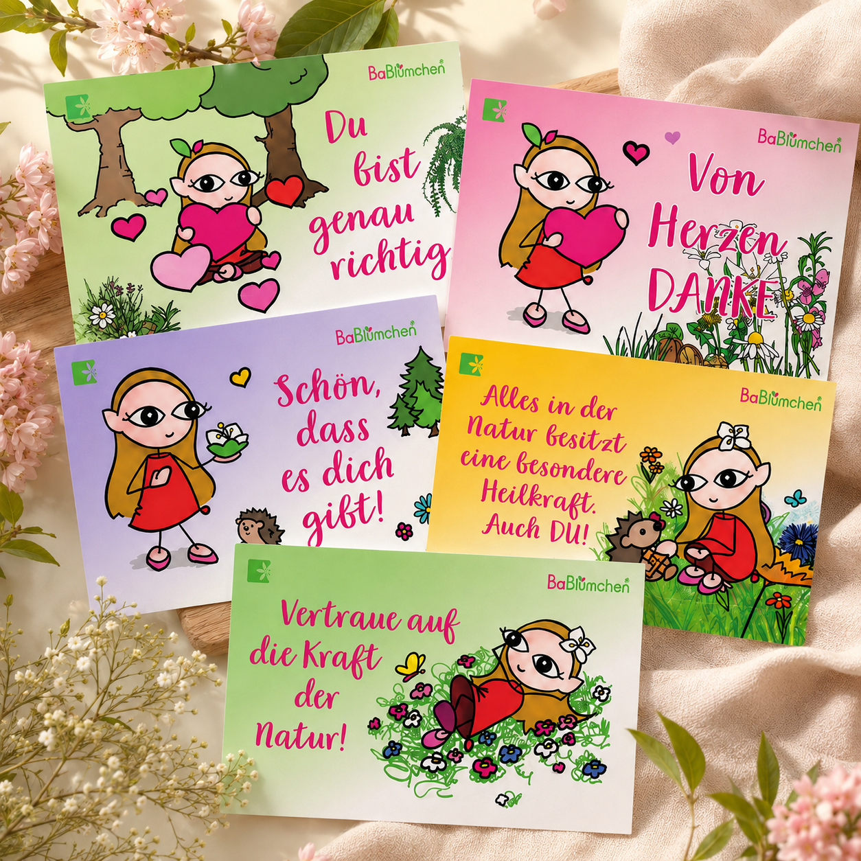 BaBlümchen® Spruchkarten MockUp Teil1 26