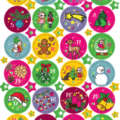 Advent Kalender Sticker DIY BaBlümchen