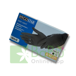 Handschuhe für das Seifensieden schwarze Nitril Einmalhandschuhe Größe M im 100 Stück Pack