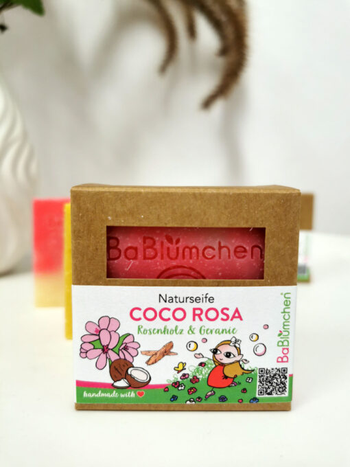 BaBlümchen® Naturseife – Coco Rosa – vegan_1