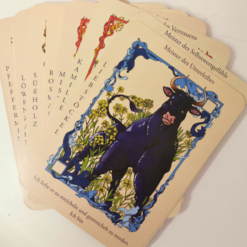 Kräuterkobolds Heilmeditation Kartenset – ausgelegte Übersicht aller 24 Kräuterkarten