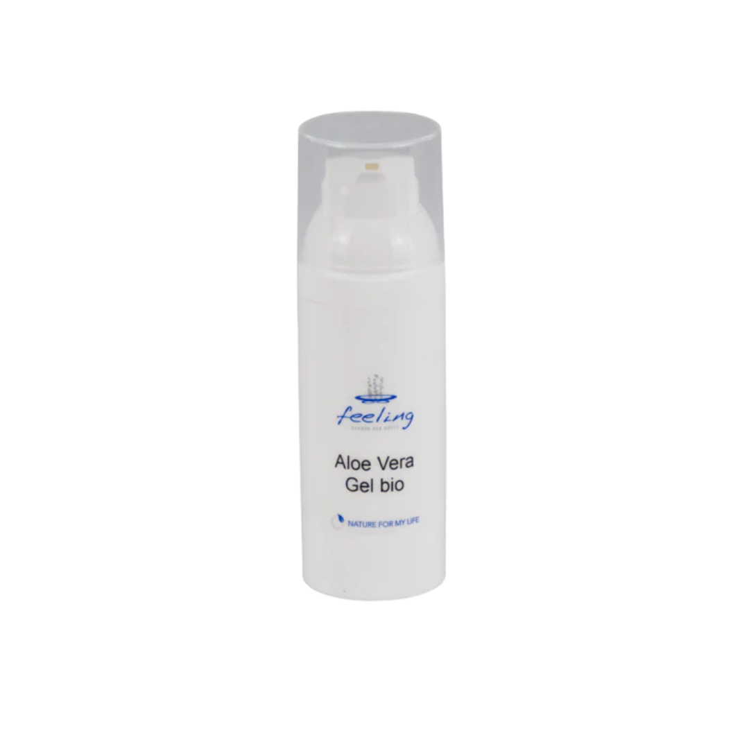 Aloe Vera Gel bio Naturkosmetik als After Sun Pflege für trockene und sonnenstrapazierte Haut feeling Aloe Vera Gel bio Naturkosmetik als After Sun Pflege für trockene und sonnenstrapazierte Haut feeling